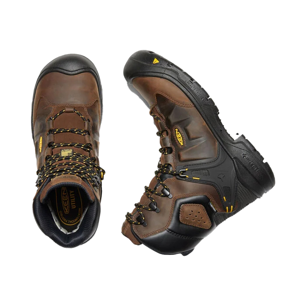 Keen Men's Dover 8 Inch Insulated Waterproof Work Boots with Carbon-Fiber Toe from Columbia Safety